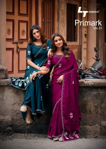 Primark Vol 31 By LT Shine Silk Party Wear Saree Wholesale Shop In Surat
